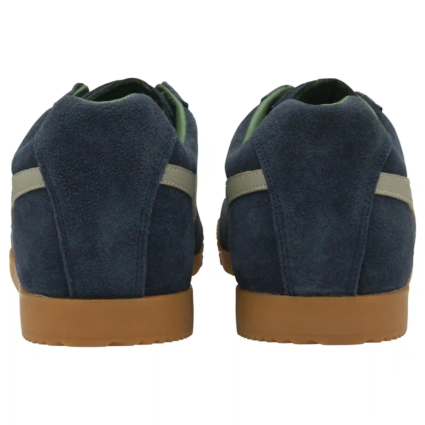 Gola Classics Men's Harrier Suede Sneakers - Navy/Feather Grey/Evergreen