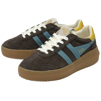 Gola Classics Women's Athena Sneakers - Mocha/Ocean/Pollen/Gum