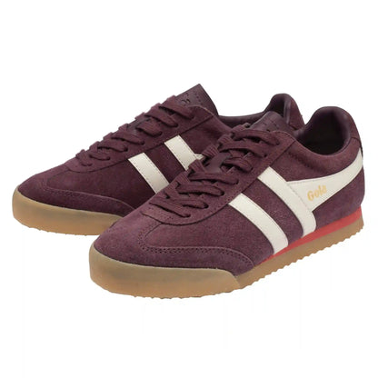 Gola Classics Women's Apollo Sneakers - Windsor Wine/Off White/Coral/Gum