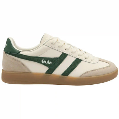 Gola Classics Men's Viper Leather Sneakers - Off White/Bone/Evergreen/Gum