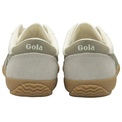 Gola Classics Women's Badminton Plimsoll Sneakers - Off White/Feather Grey/Gum