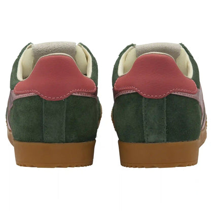 Gola Classics Women's Elan Glitz Sneakers - Evergreen/Pink/Coral