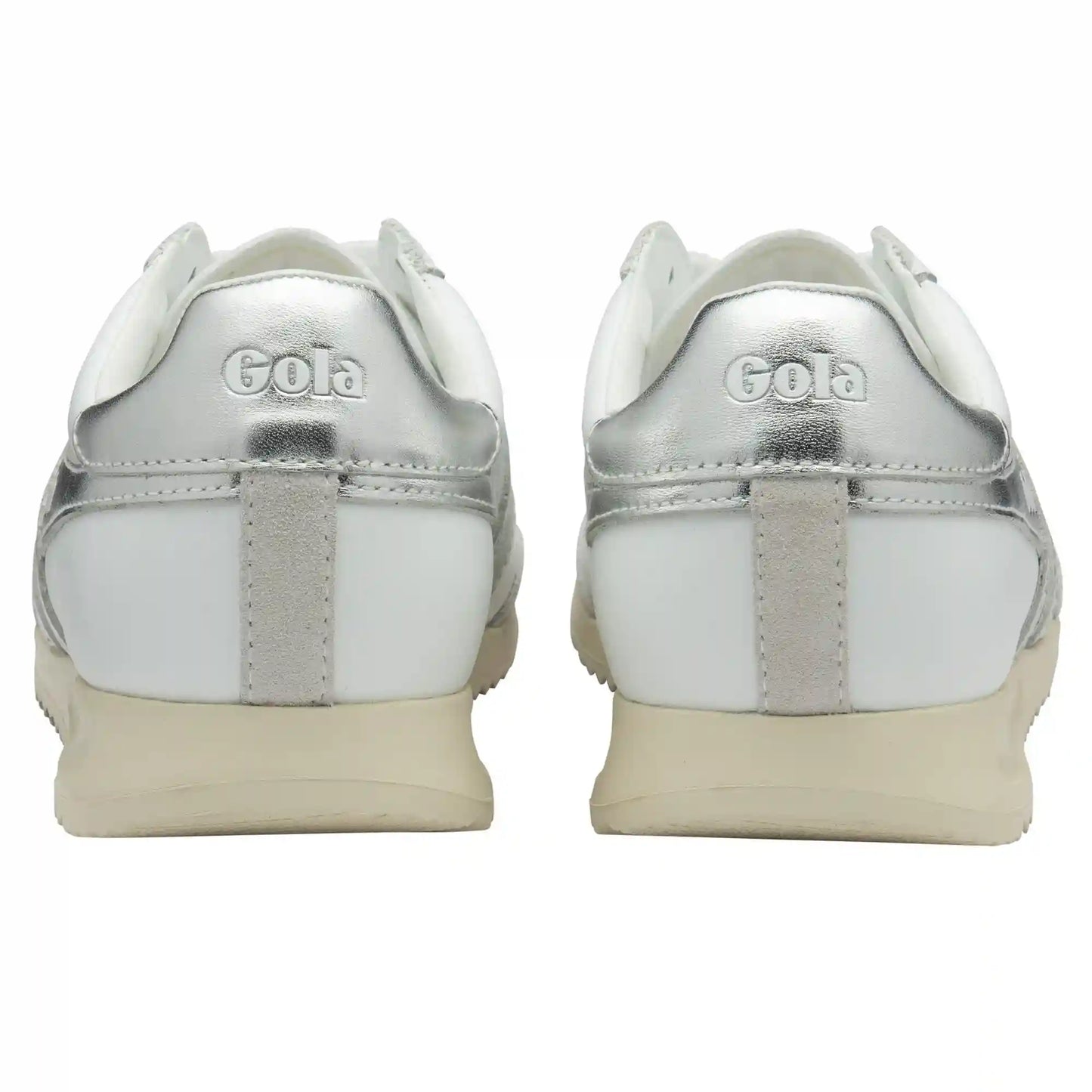 Gola Classics Women's Torpedo Mirror Sneakers - White/Silver/Off White