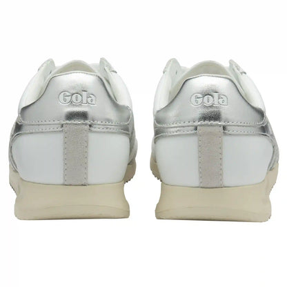 Gola Classics Women's Torpedo Mirror Sneakers - White/Silver/Off White
