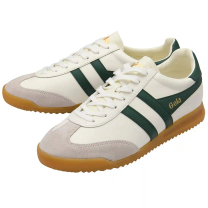 Gola Classics Men's Torpedo Leather Sneakers - Off White/Evergreen