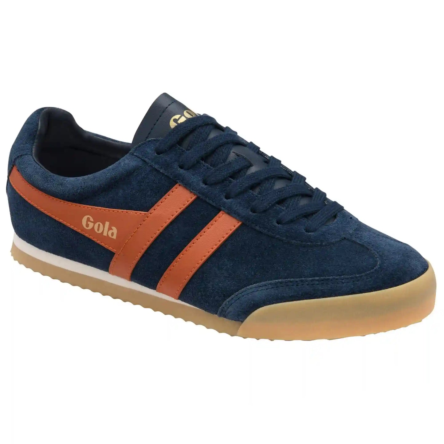 Gola Classics Men's Apollo Sneakers - Navy/Moody Orange/Gum