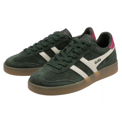 Gola Classics Women's Viper Sneakers - Dark Khaki/Off White/Fuchsia/Gum