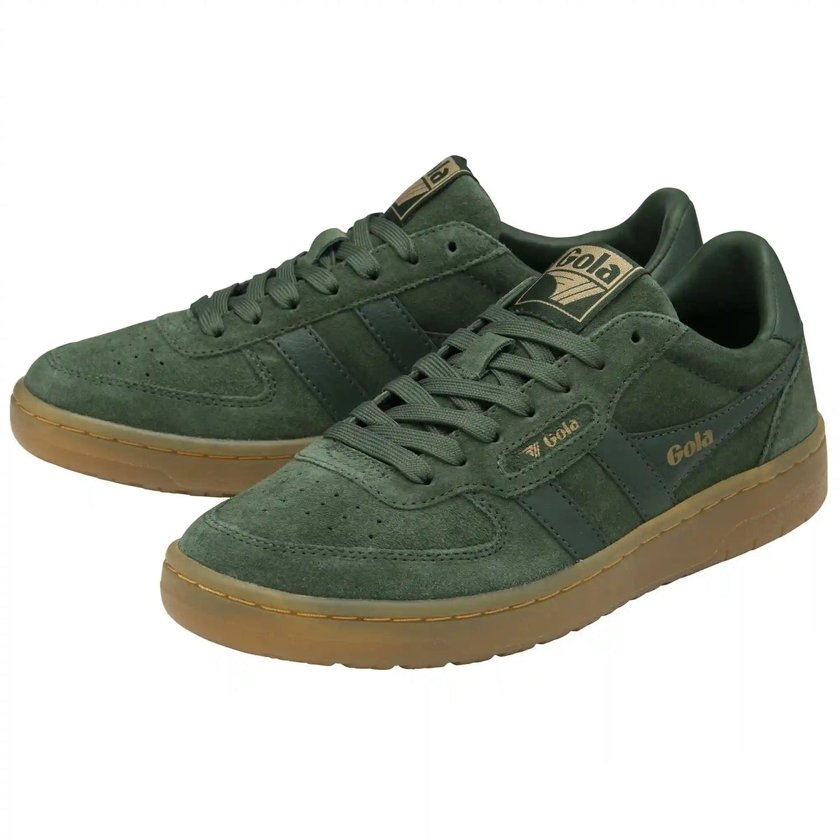 Gola Classics Women's Hawk Suede '86 Sneakers - Evergreen/Gum