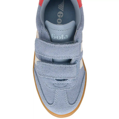 Gola Classics Kids' Viper Strap Sneakers - Air/White/Coral/Gum