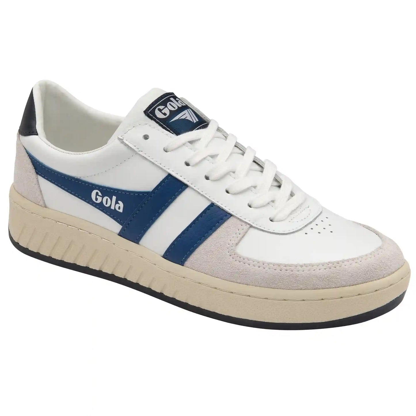 Gola Classics Men's Grandslam Classic Sneakers - White/Marine Blue/Navy