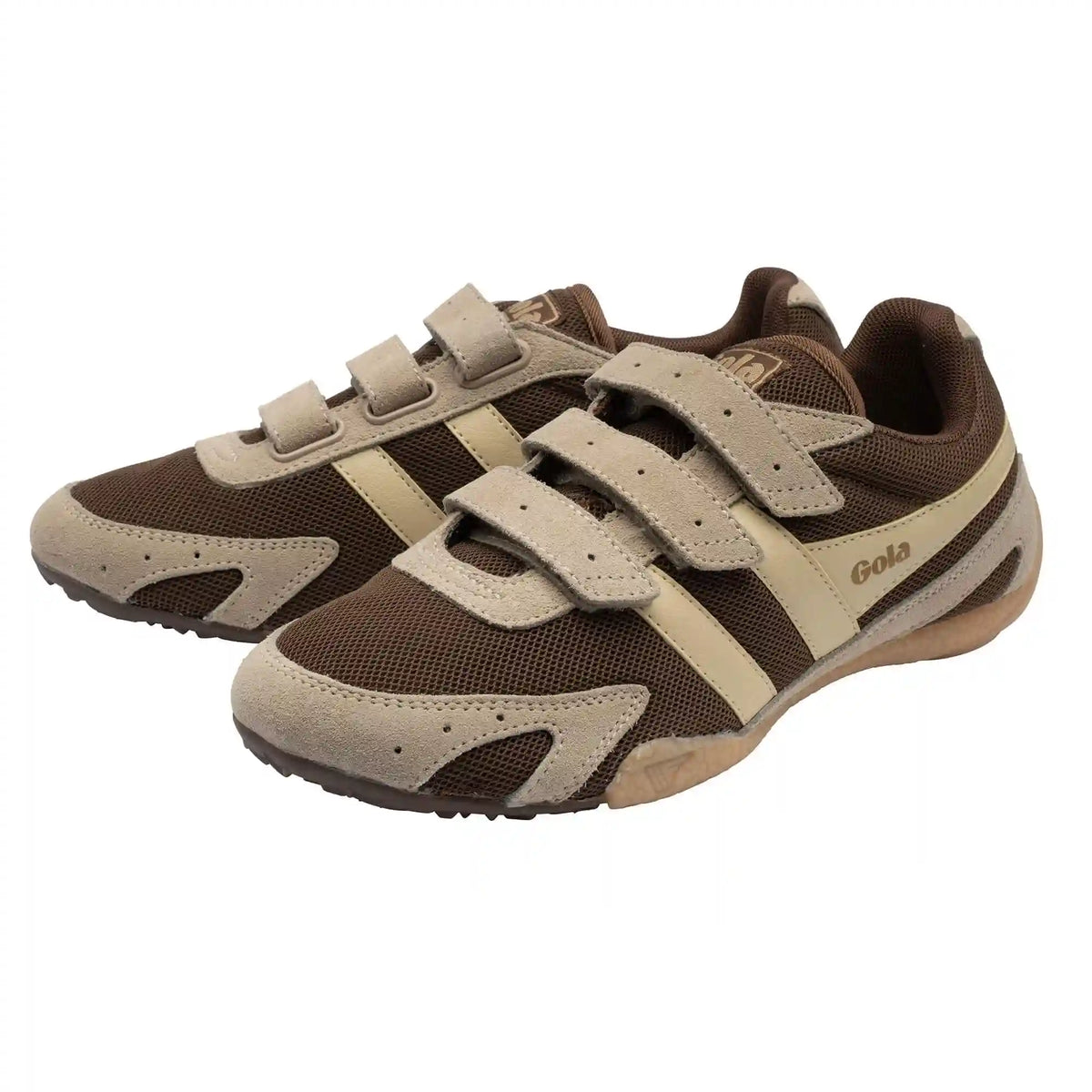 Gola Classics Women's Connect Strap Sneakers - Otter/Bone/Buttermilk/Gum