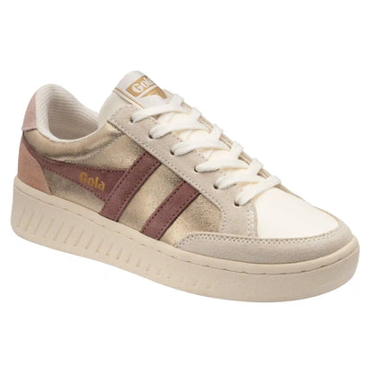 Gola Classics Women's Superslam Blaze Sneakers - Gold/Brownrose/Chalk Pink