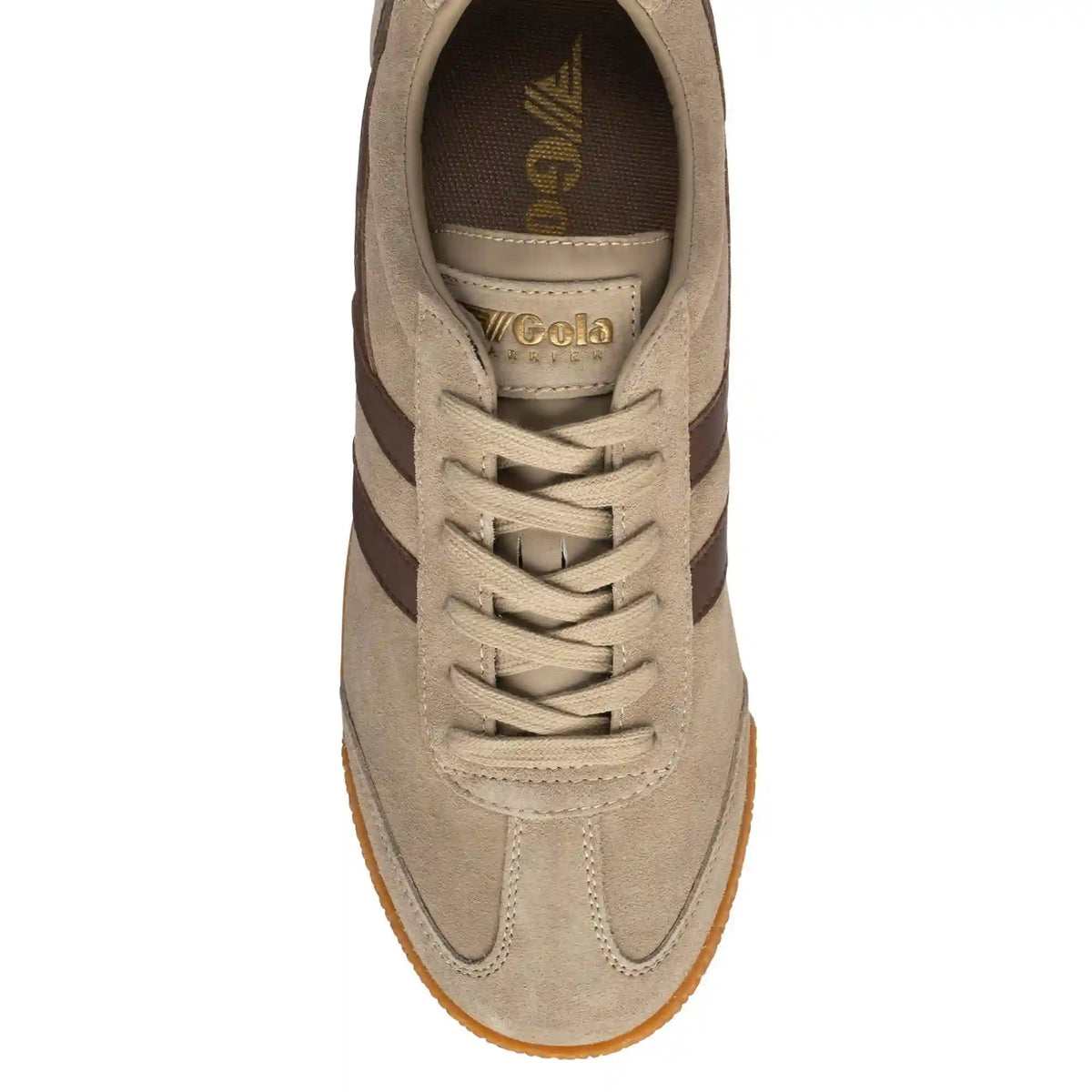 Gola Classics Men's Harrier Suede Sneakers - Cappuccino/Root