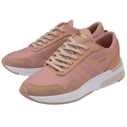 Gola Performance Women's Atomics Sneakers - Pearl Pink/Gold