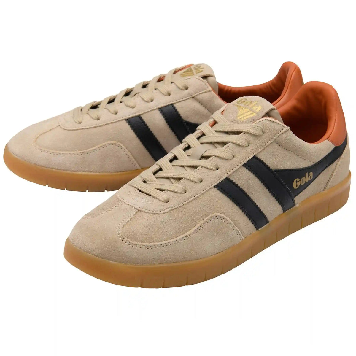 Gola Classics Men's Atlas Sneakers - Bone/Black/Moody Orange/Gum