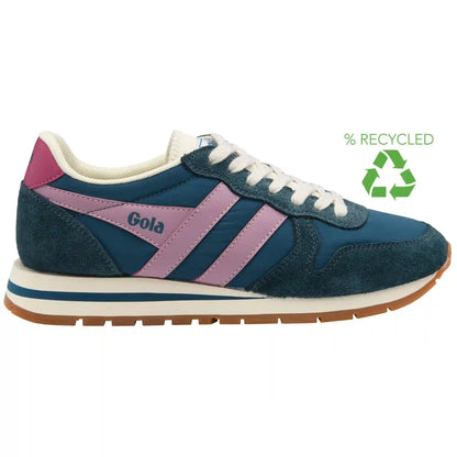 Gola Classics Women's Daytona Chute Sneakers - Peacock/Dark Teal/Candy