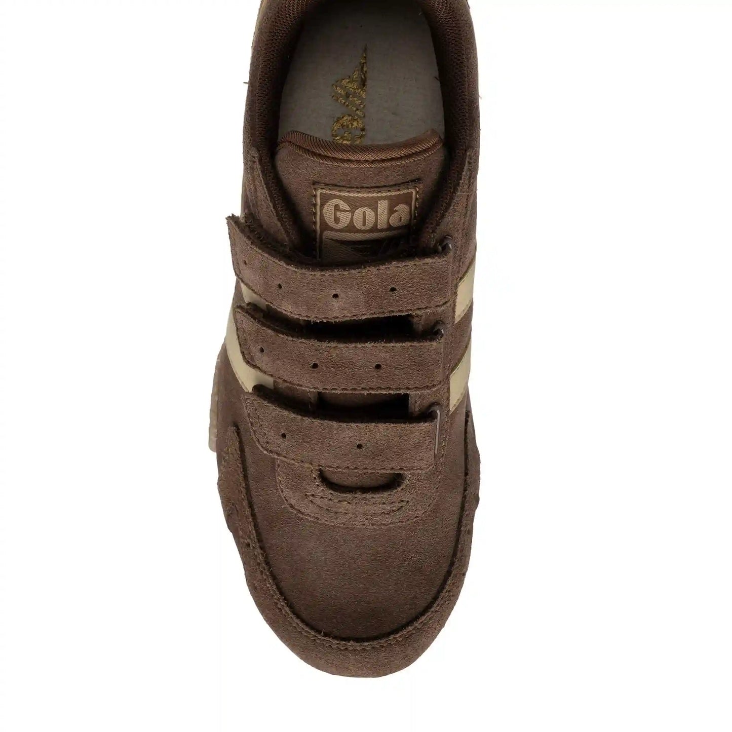 Gola Classics Women's Connect Suede Strap Sneakers - Otter/Buttermilk/Gum