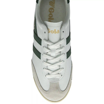 Gola Classics Men's Torpedo Leather Sneakers - White/Evergreen/Off White