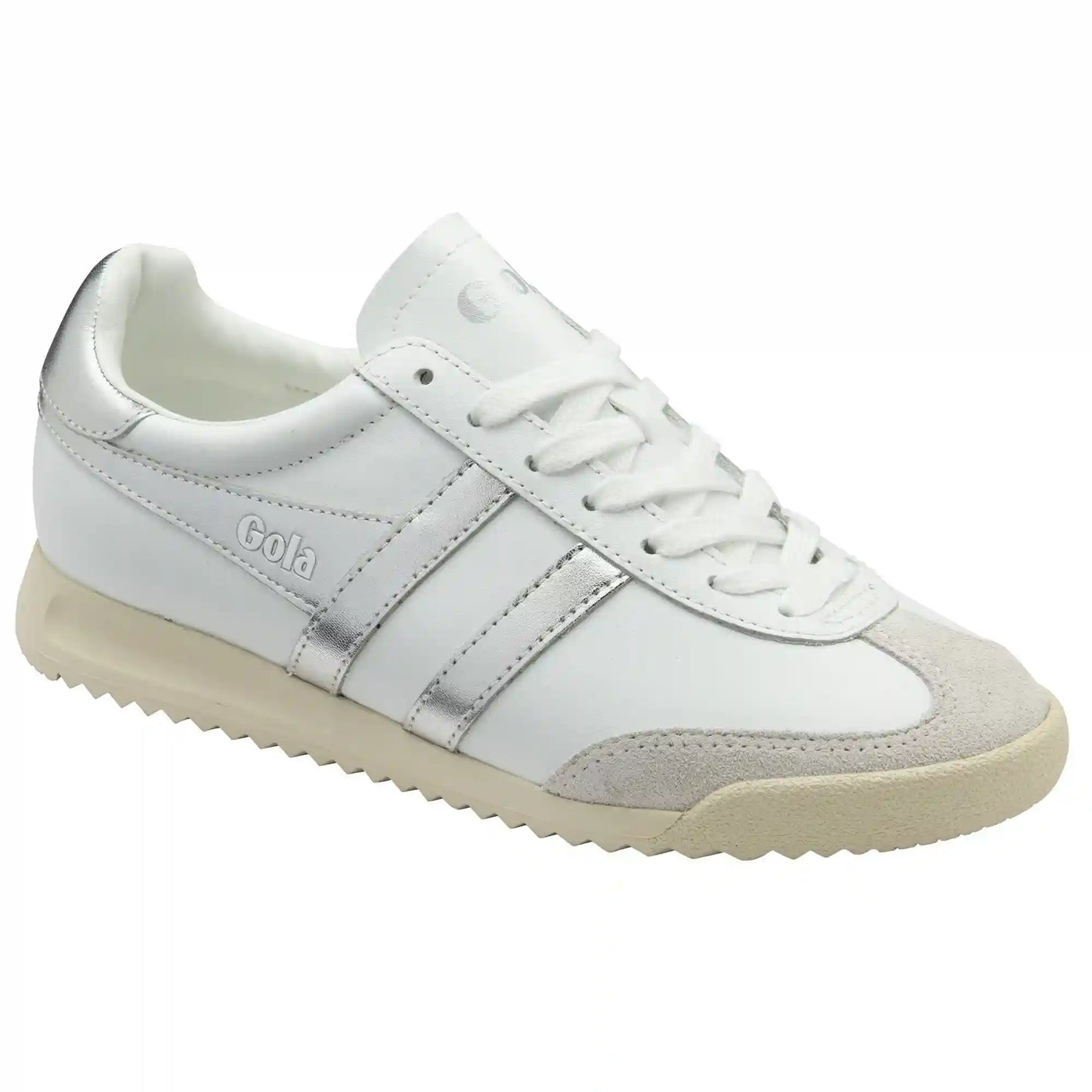 Gola Classics Women's Torpedo Mirror Sneakers - White/Silver/Off White