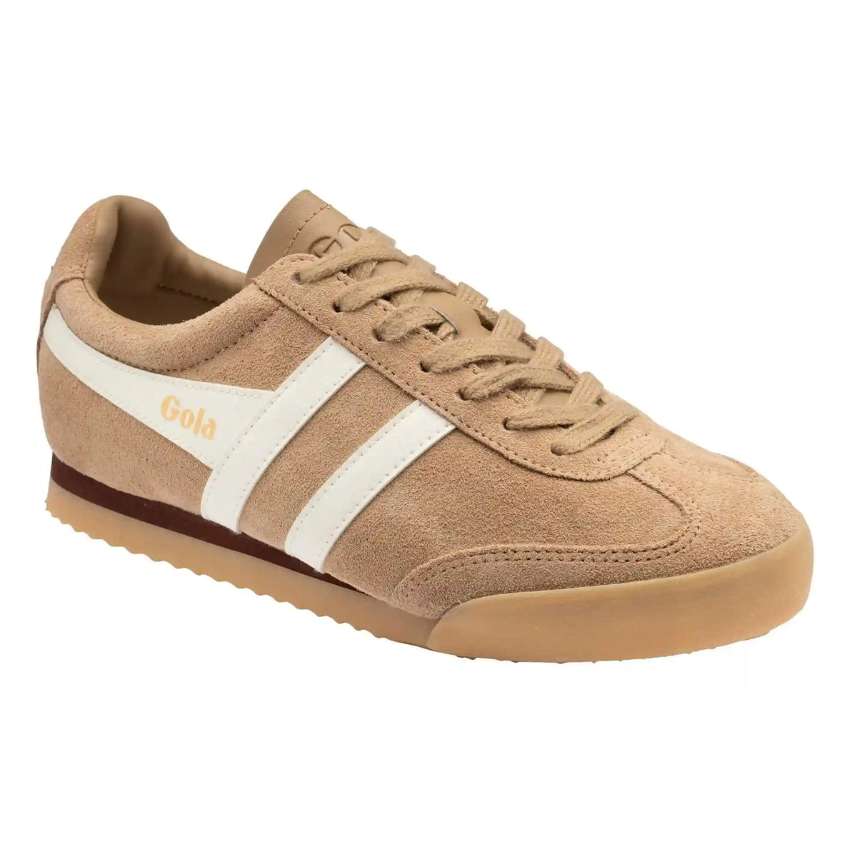 Gola Classics Women's Apollo Sneakers - Light Caramel/Dark Brown/Off White/Gum