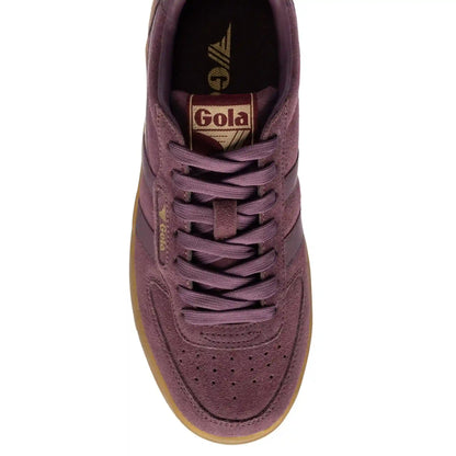 Gola Classics Women's Hawk Suede '86 Sneakers - Windsor Wine/Gum