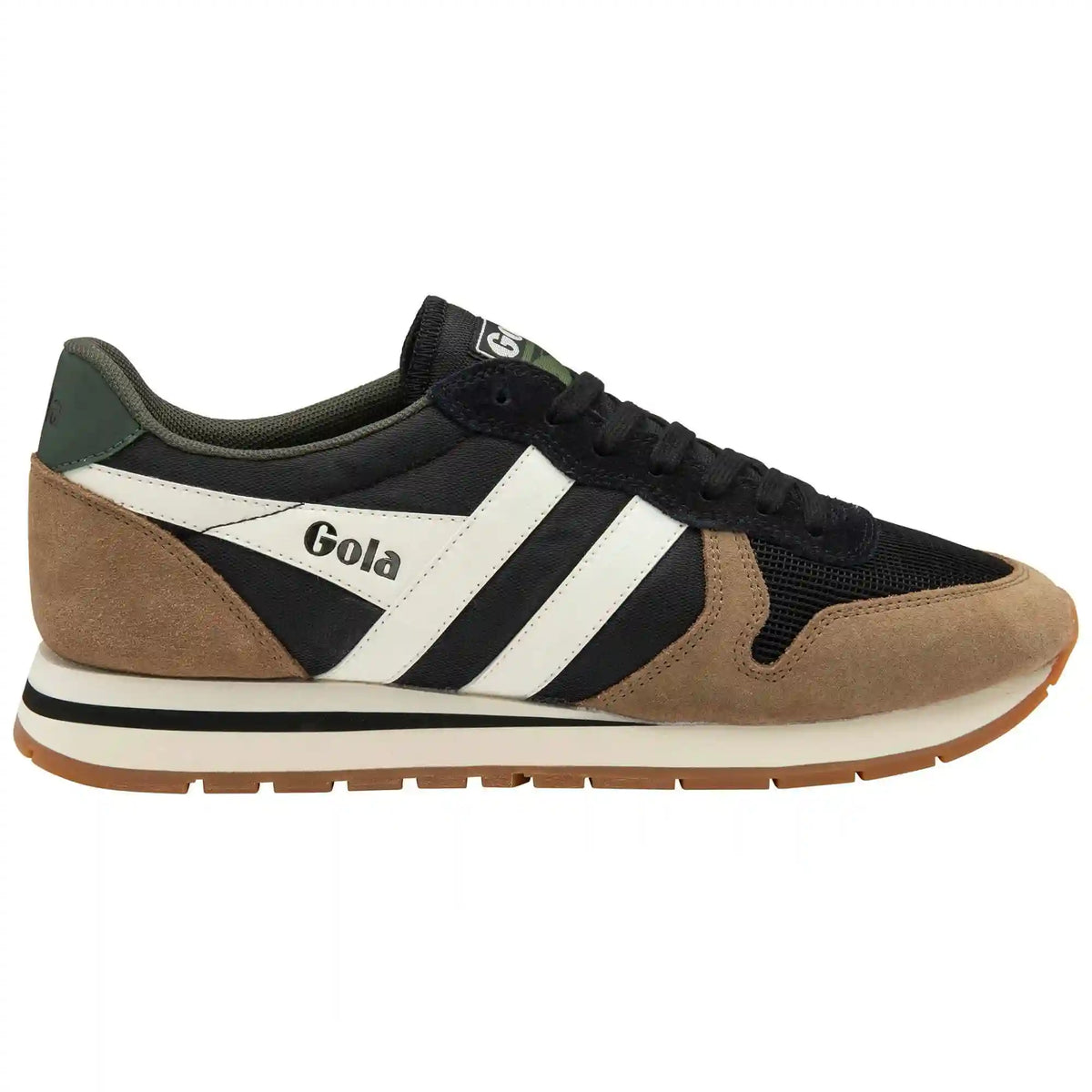 Gola Classics Men's Daytona Sneakers - Black/Tobacco/Off White