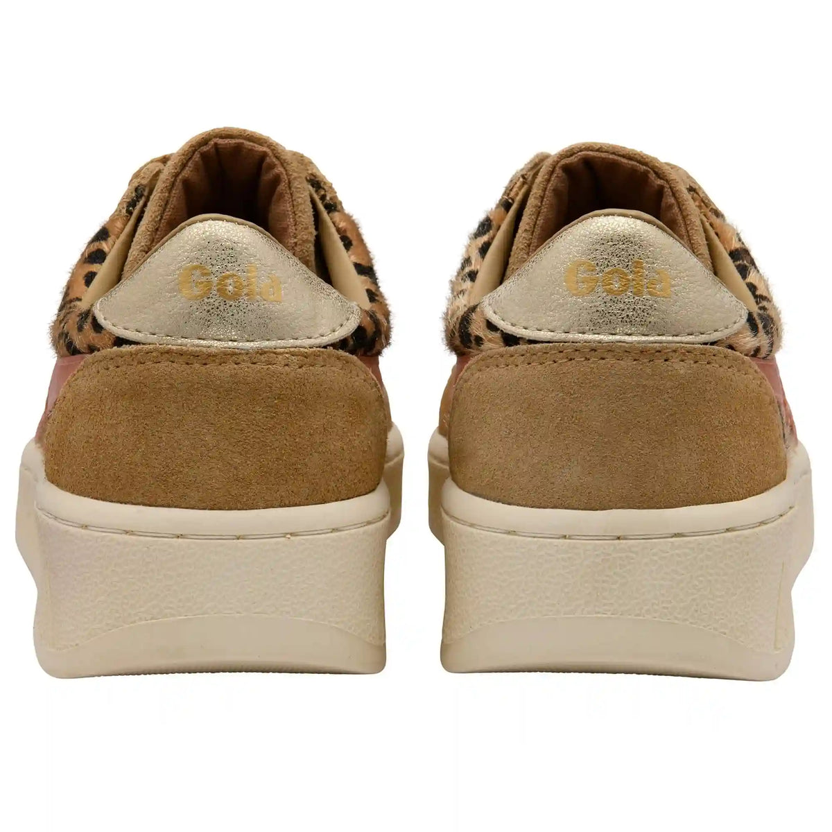 Gola Classics Women's Grandslam Savanna Sneakers - Leopard/Light Caramel/Terracotta