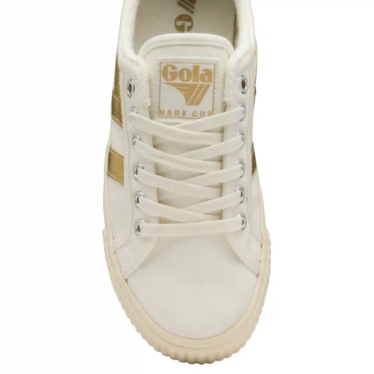 Gola Classics Women's Tennis Mark Cox Sneakers - Off White/Gold
