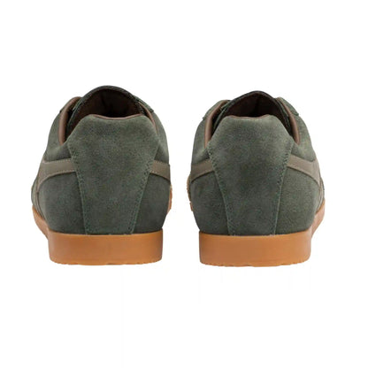 Gola Classics Men's Harrier Suede Sneakers - Dark Khaki/Rhino/Otter