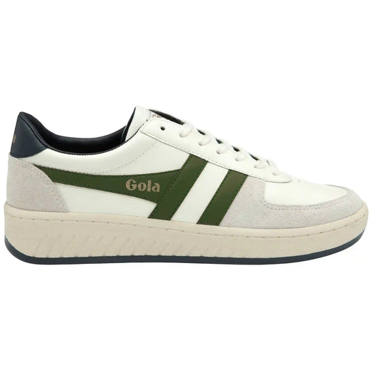 Gola Classics Men's Grandslam Classic Sneakers - Off White/Dark Green/Navy