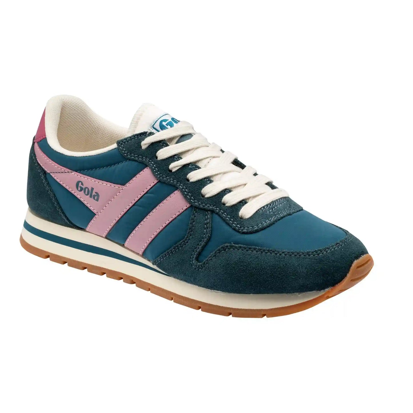 Gola Classics Women's Daytona Chute Sneakers - Peacock/Dark Teal/Candy