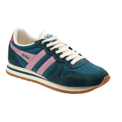 Gola Classics Women's Daytona Chute Sneakers - Peacock/Dark Teal/Candy