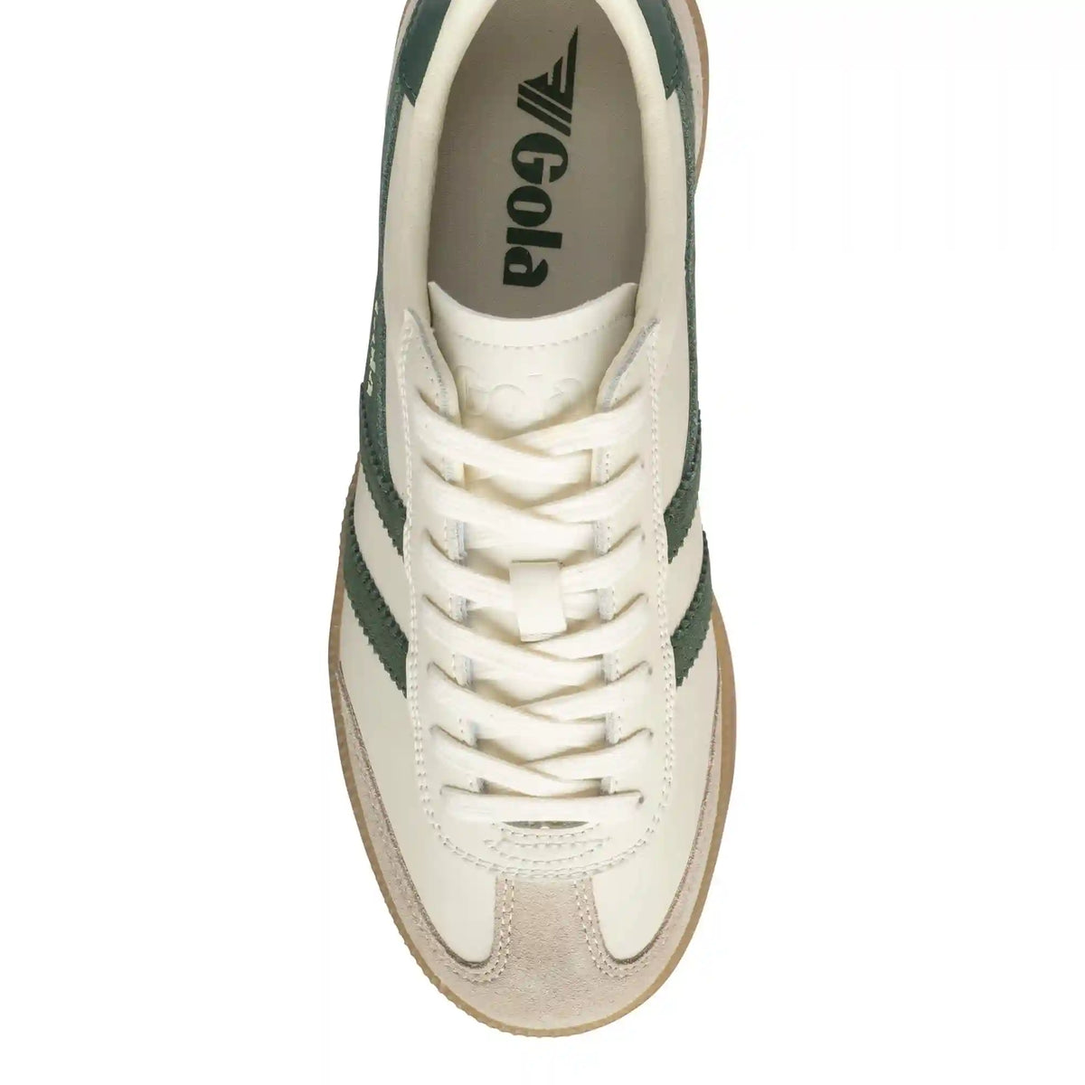 Gola Classics Men's Viper Leather Sneakers - Off White/Bone/Evergreen/Gum