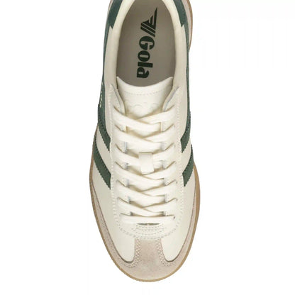 Gola Classics Men's Viper Leather Sneakers - Off White/Bone/Evergreen/Gum