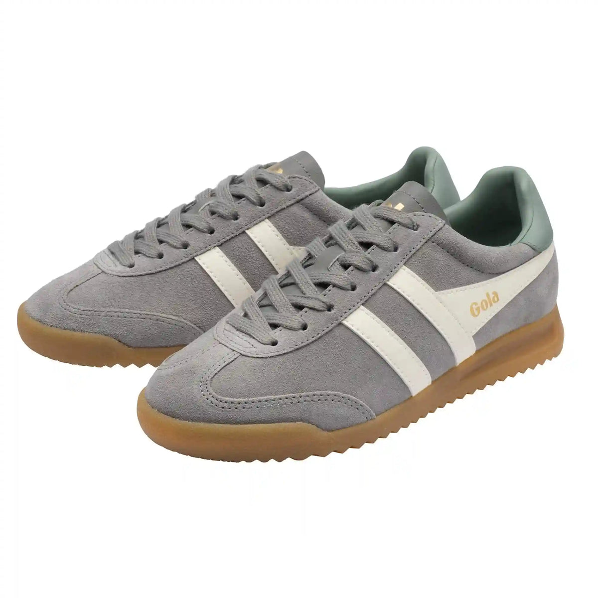 Gola Classics Women's Torpedo Sneakers - Cement/Off White/Green Mist