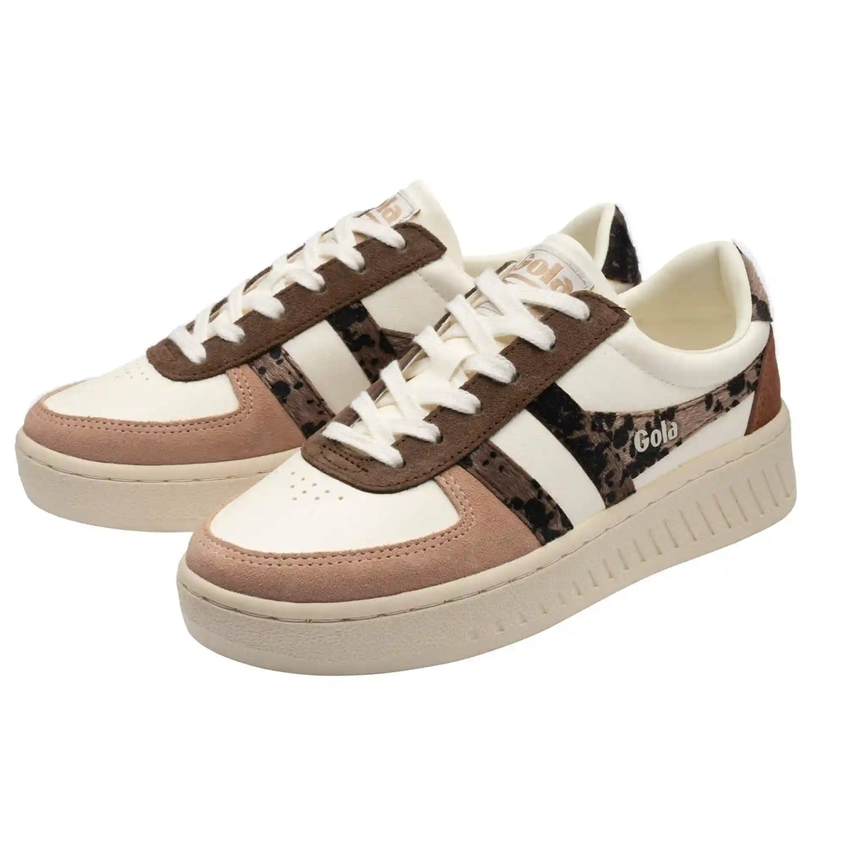 Gola Classics Women's Grandslam Safari Quadrant - Off White/Cameo/Speckle/Umber