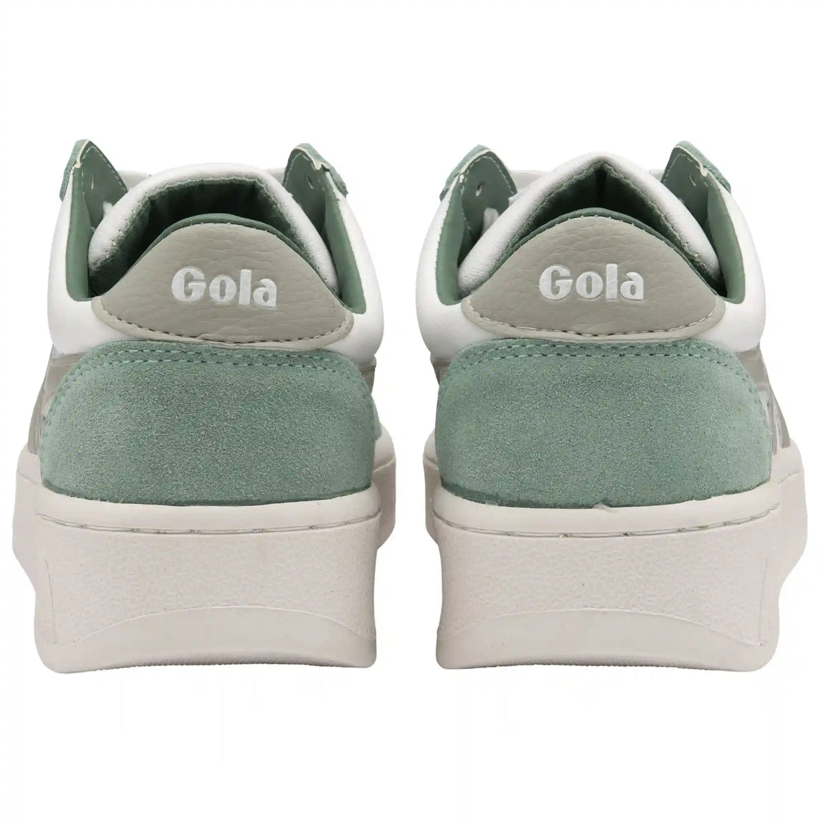 Gola Classics Women's Grandslam Pure Sneakers - White/Green Mist/Light Grey