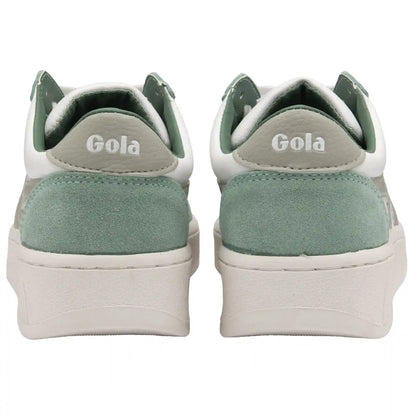 Gola Classics Women's Grandslam Pure Sneakers - White/Green Mist/Light Grey