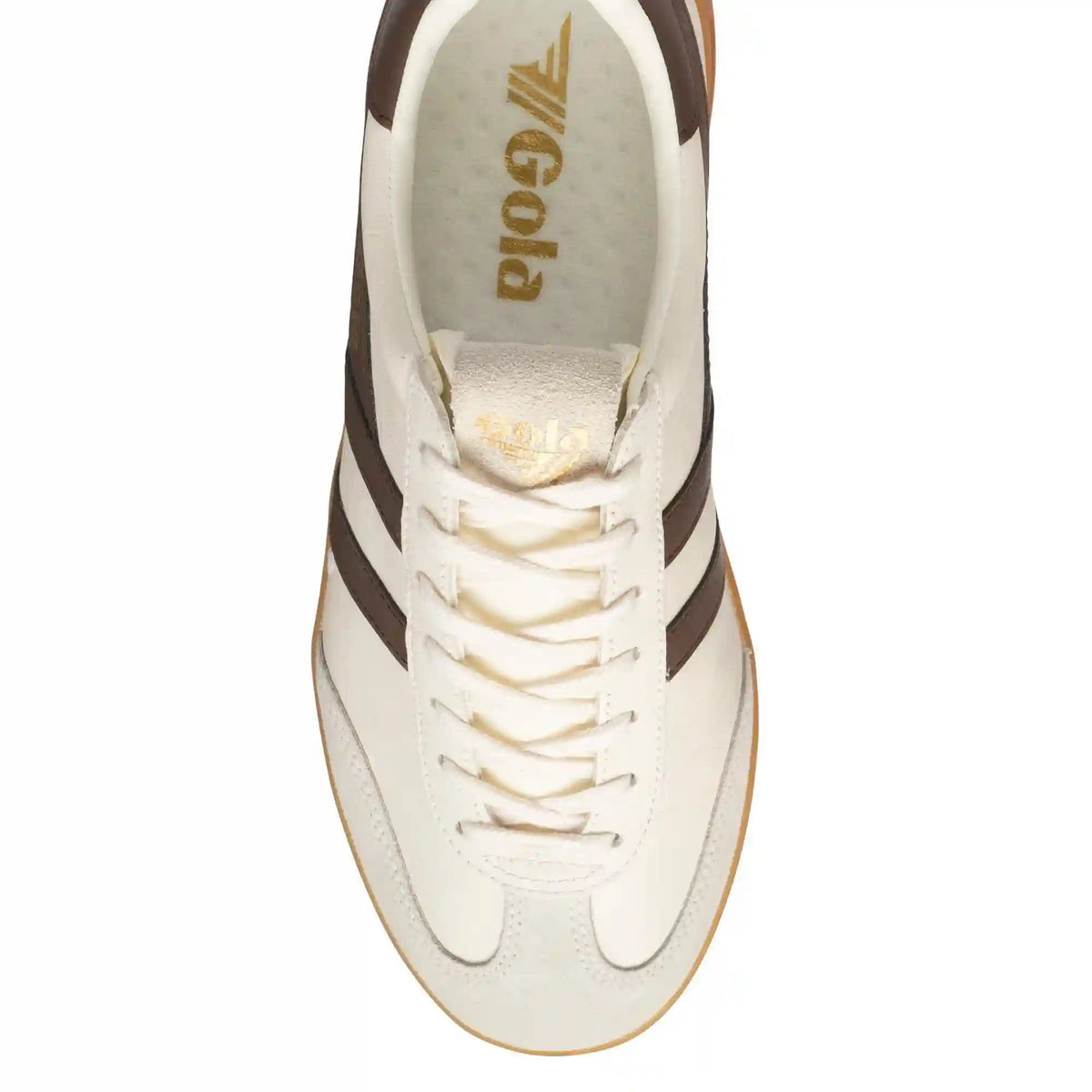 Gola Classics Men's Cyclone Leather Sneakers - Off White/Root/Gum