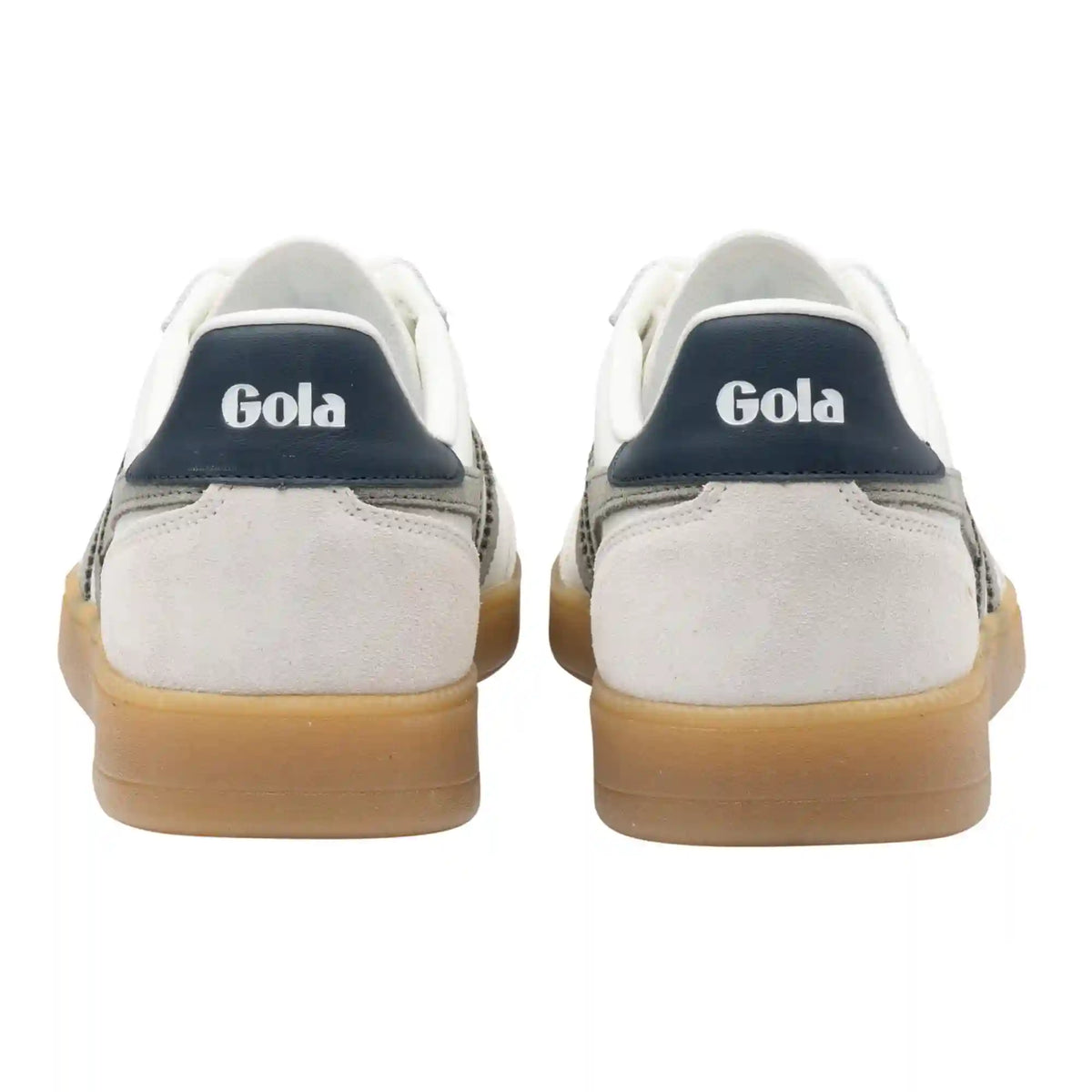 Gola Classics Men's Viper Leather Sneakers - White/Conifer/Navy/Gum