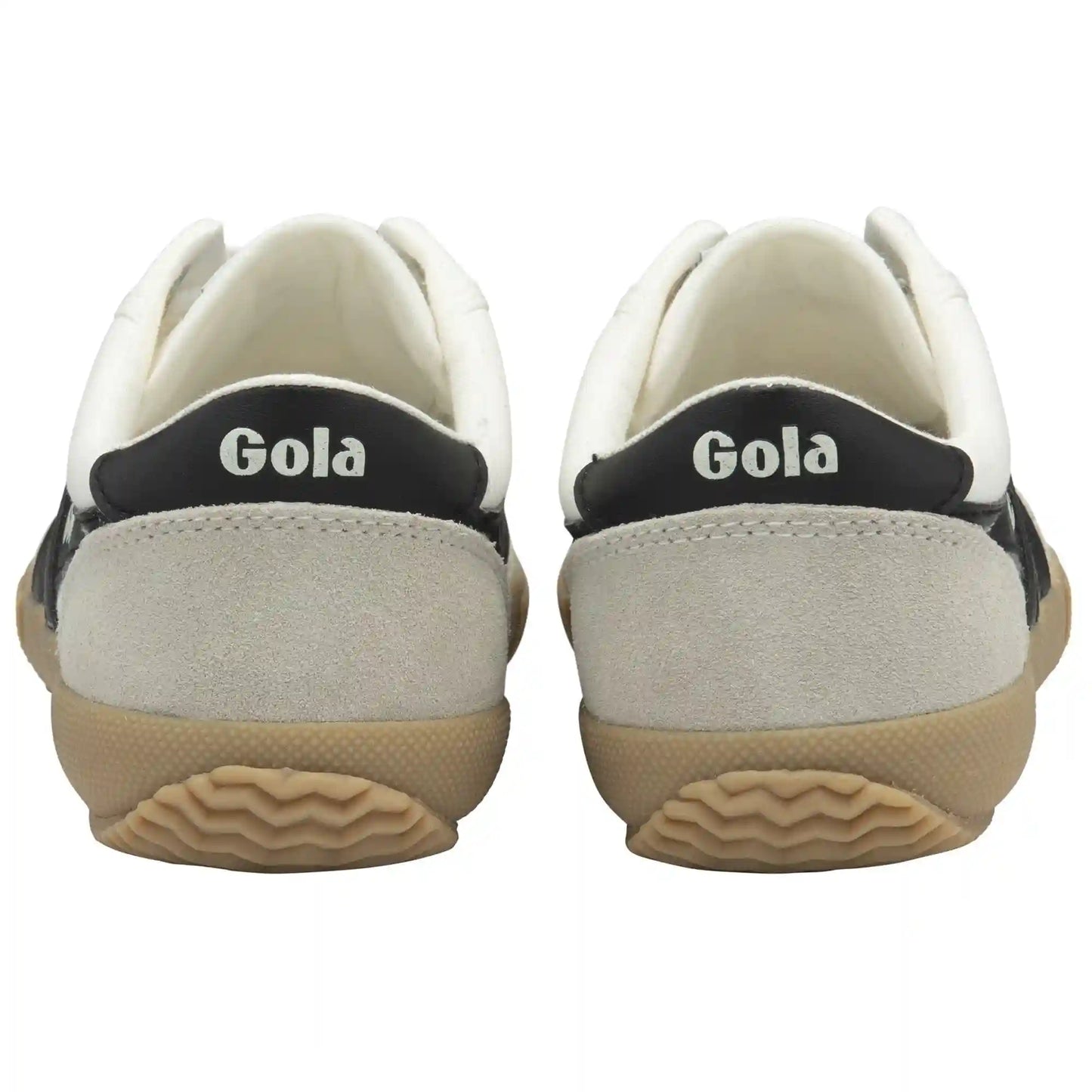 Gola Classics Women's Badminton Plimsoll Sneakers - Off White/Black/Gum