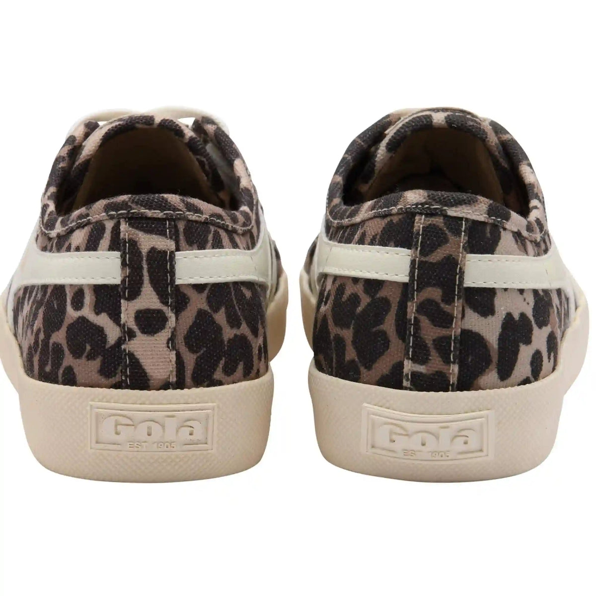 Vegan Gola Classics Women's Coaster Leopard - Tan/Off White