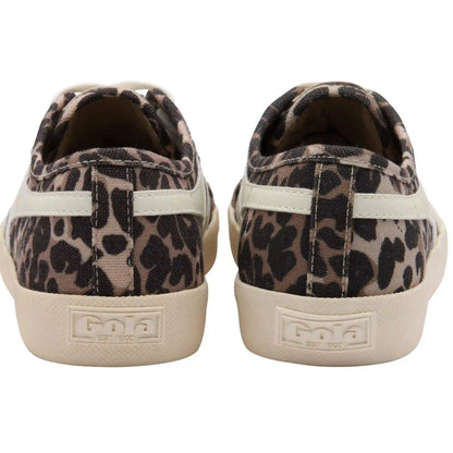 Vegan Gola Classics Women's Coaster Leopard - Tan/Off White