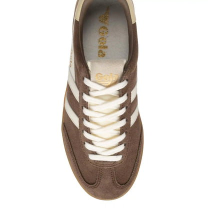 Gola Classics Women's Cyclone Sneakers - Otter/Off White/Buttermilk/Gum