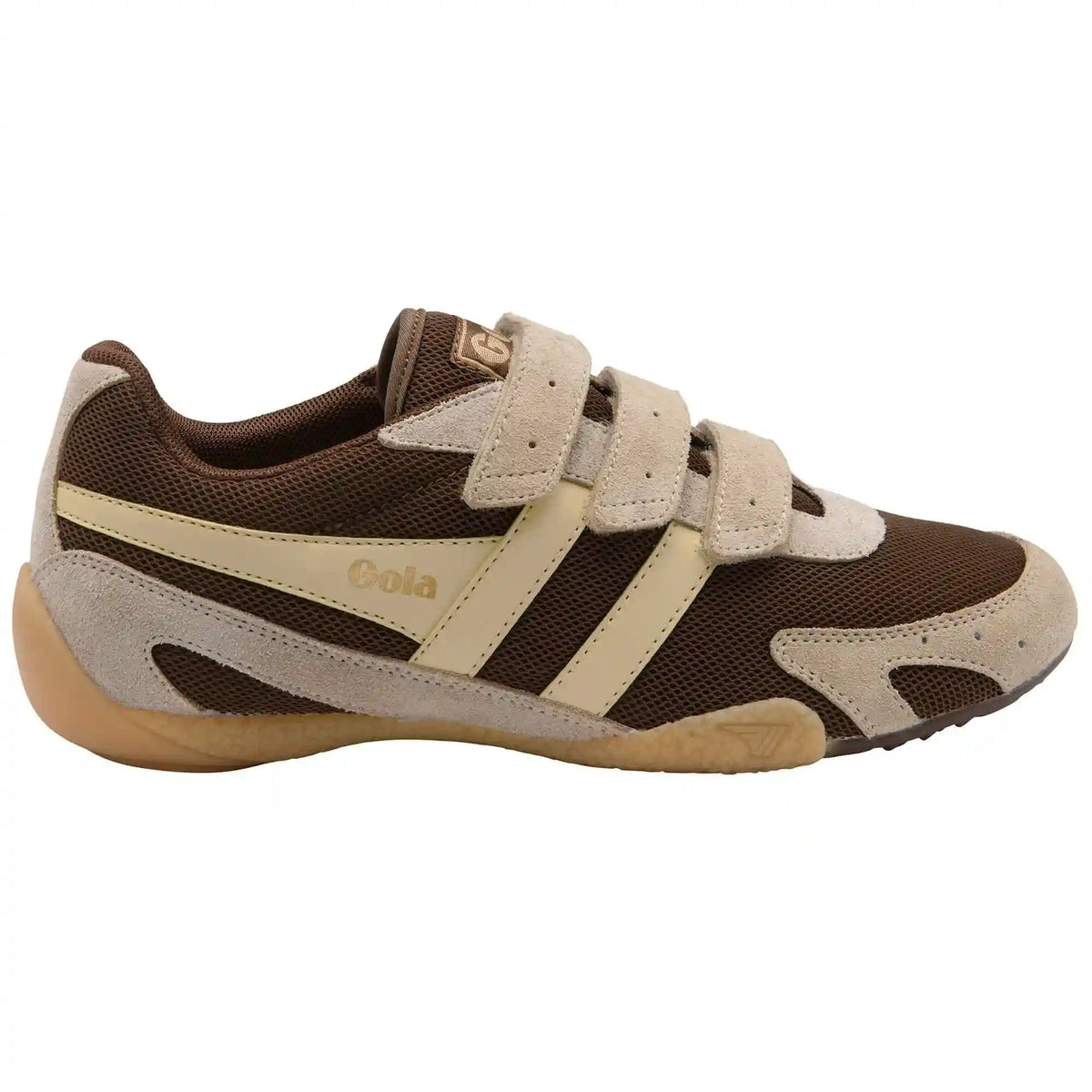 Gola Classics Women's Connect Strap Sneakers - Otter/Bone/Buttermilk/Gum
