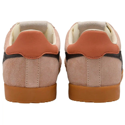 Gola Classics Women's Elan Sneakers - Cameo/Mocha/Hot Coral