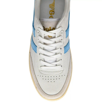 Gola Classics Women's Falcon Sneakers - White/Lake/Apricot