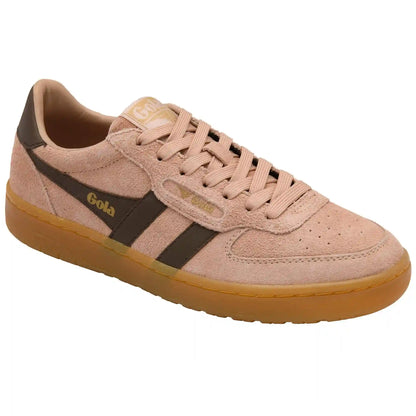 Gola Classics Women's Hawk Suede '86 Sneakers - Cameo/Dark Brown/Gum