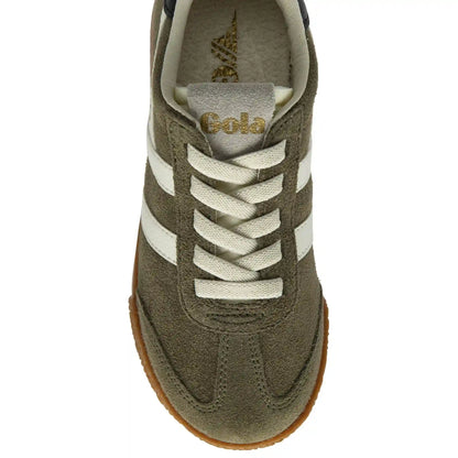 Gola Classics Kids' Elan Sneakers - Khaki/Off White/Black