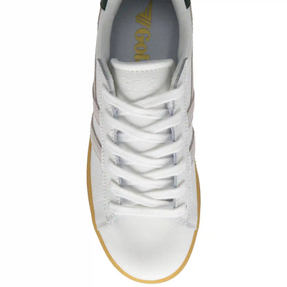 Gola Classics Women's Aztec Leather Sneakers - White/White/Evergreen/Gum